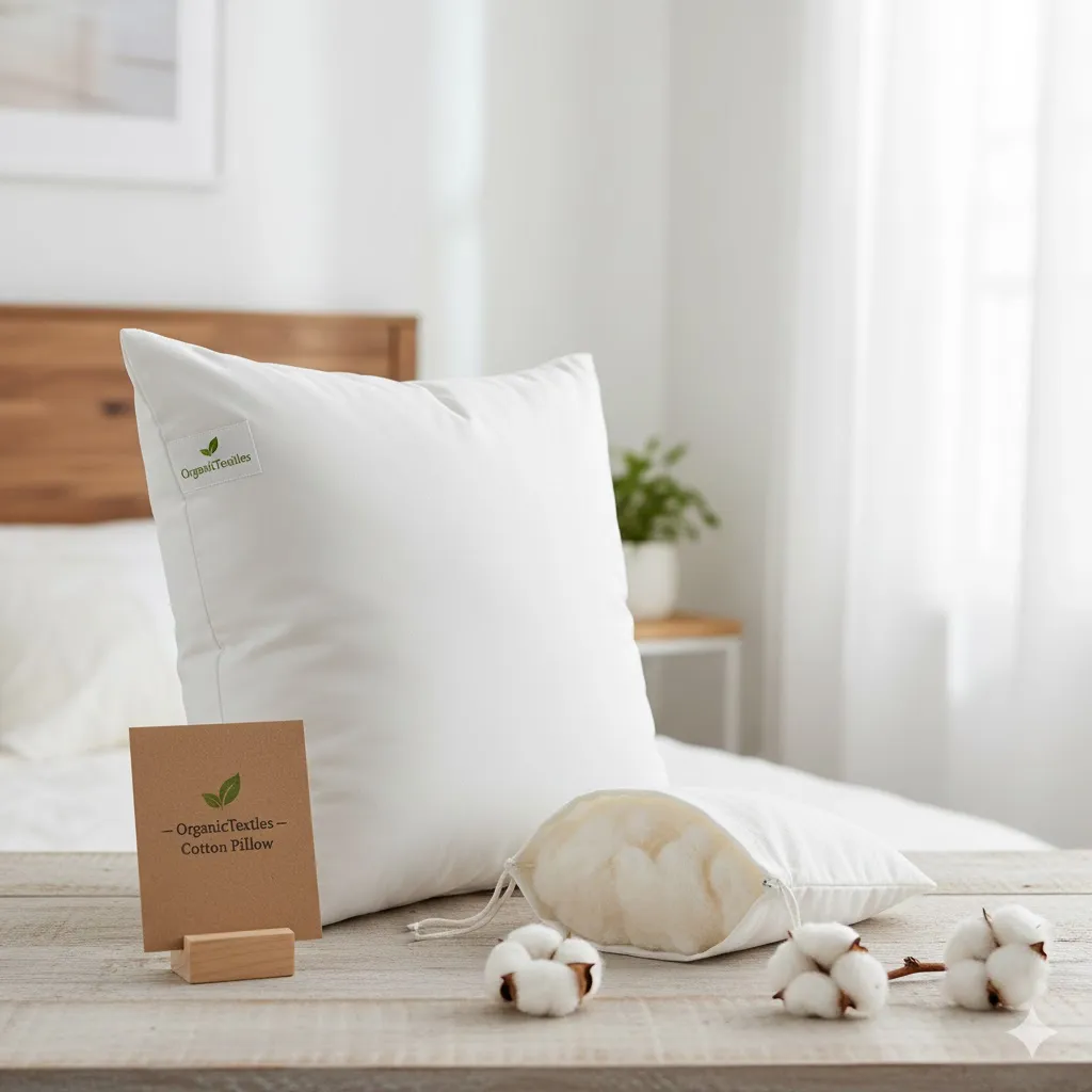 OrganicTextiles – All-Natural Cotton Pillow