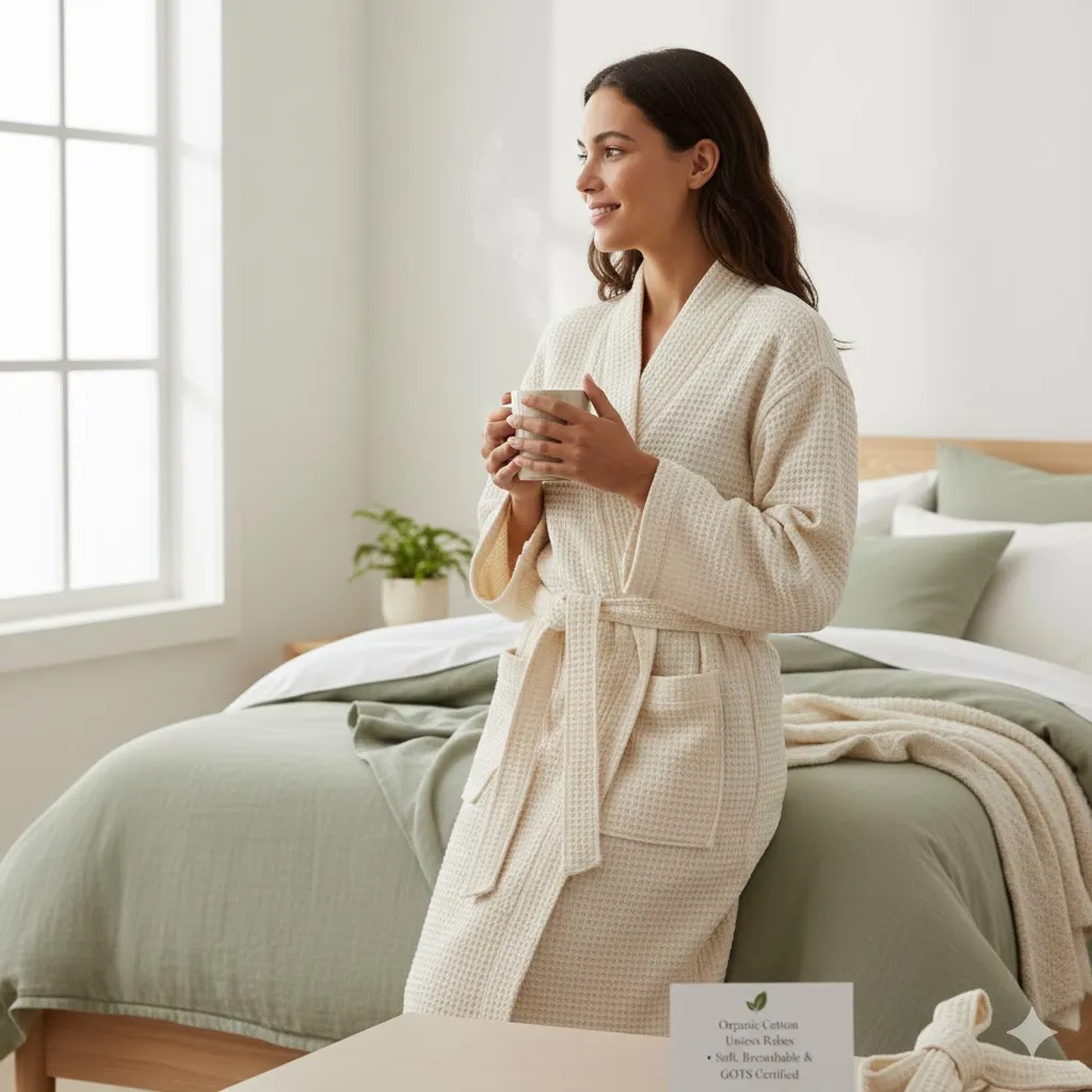 Organic Cotton Unisex Robes