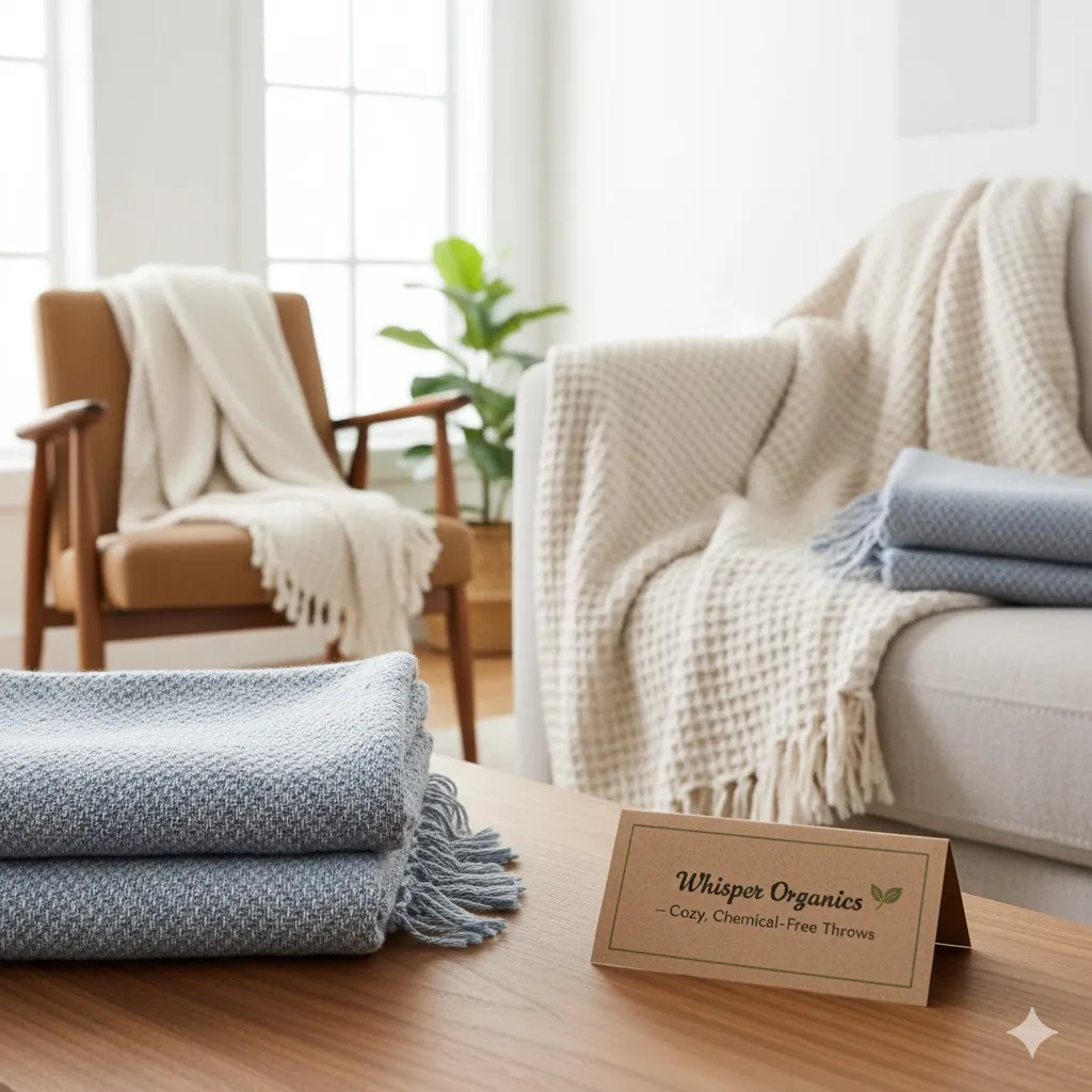 Whisper Organics – Cozy, Chemical-Free Throws