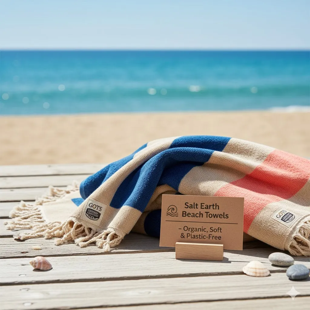 Salt Earth Beach Towels – Organic, Soft & Plastic-Free