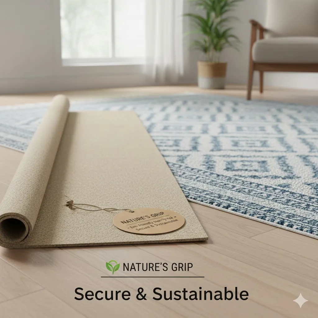 Nature's Grip Eco-Friendly Non-Slip Rug Pad – Secure & Sustainable