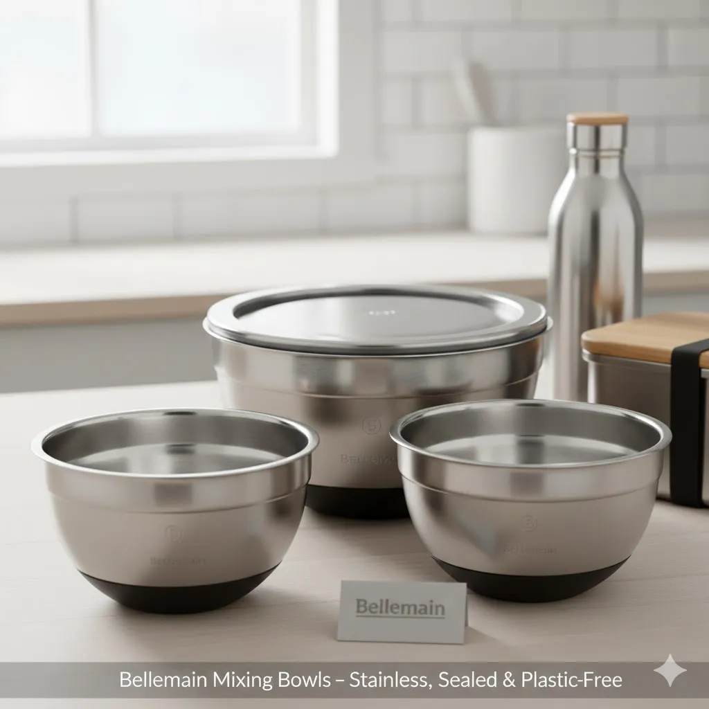 Bellemain Mixing Bowls – Stainless, Sealed & Plastic-Free