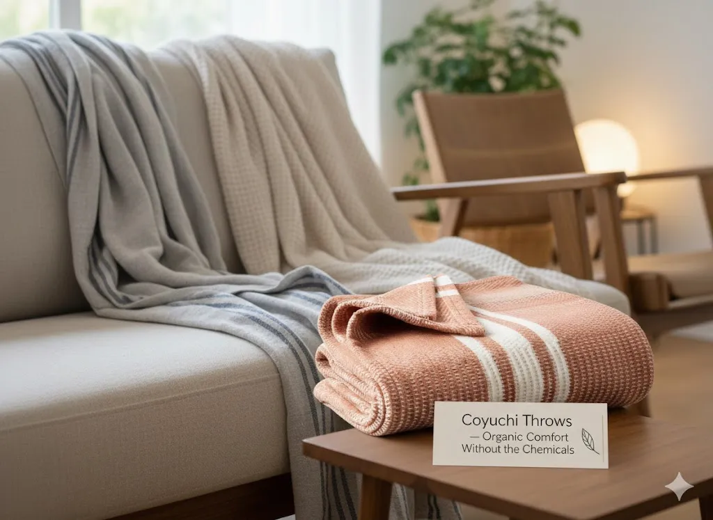 Coyuchi Throws – Organic Comfort Without the Chemicals