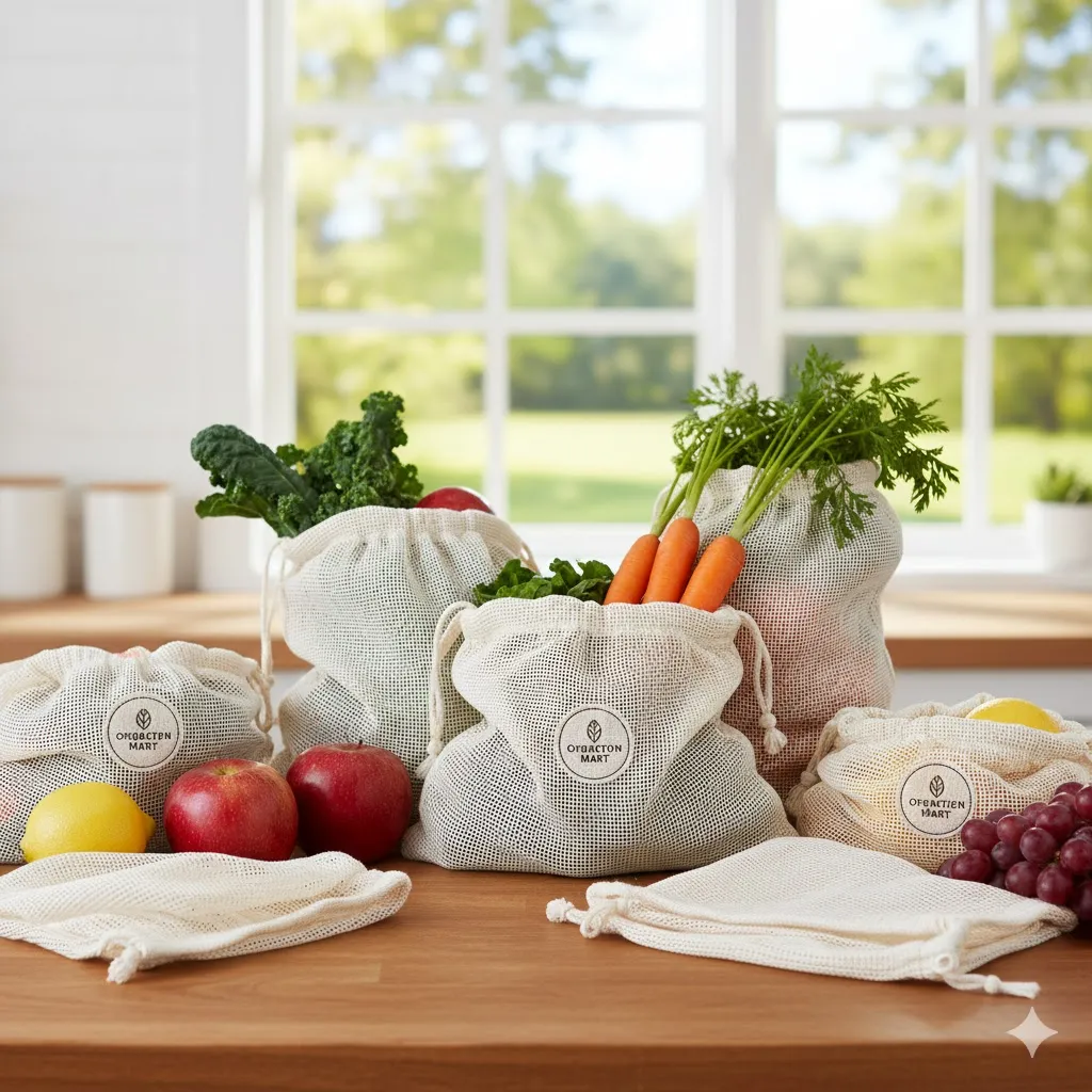 Organic Cotton Mart – Reusable Produce Bags