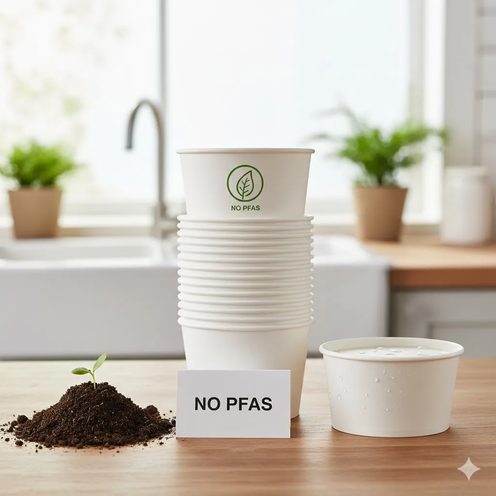 NO PFAS 12OZ DISPOSABLE BOWLS,