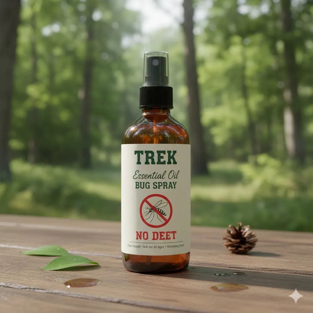 Trek Essential Oil Bug Spray, NO Deet