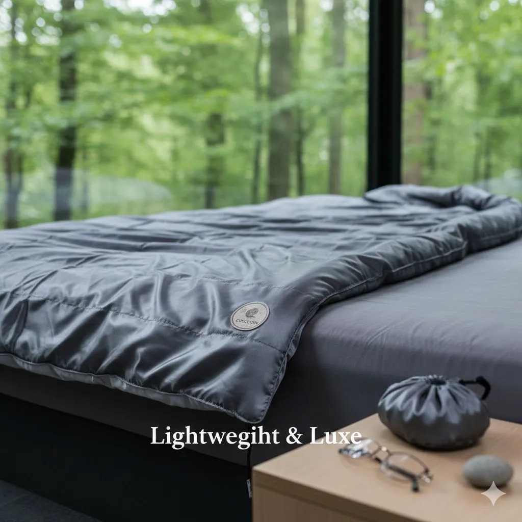 COCOON Silk Travel Sleeping Bag – Lightweight & Luxe