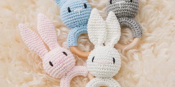 🍼 Wooden Baby Teether – Pure, Safe & Plastic-Free